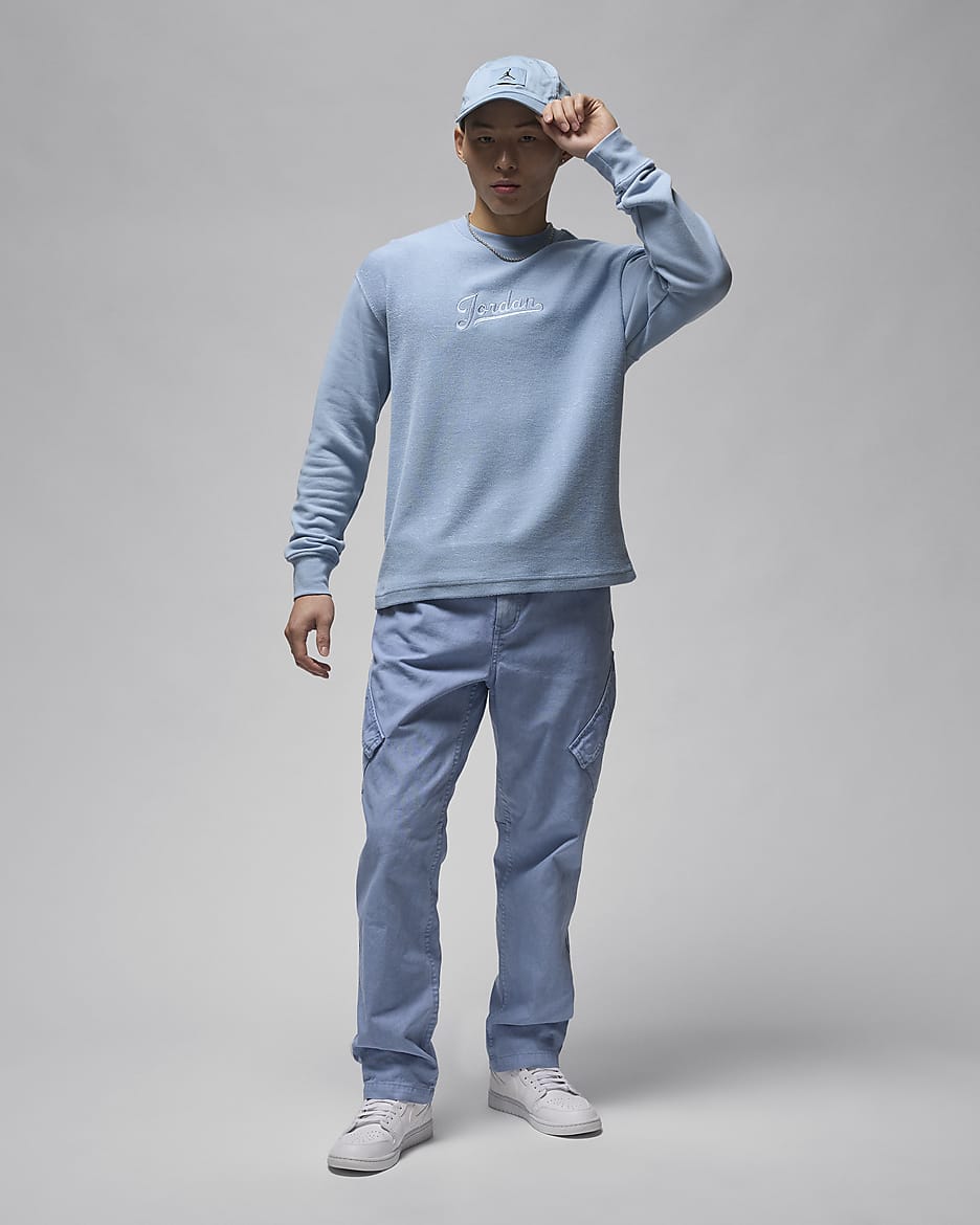 Jordan Flight MVP Men's Long-Sleeve Fleece Top. Nike JP